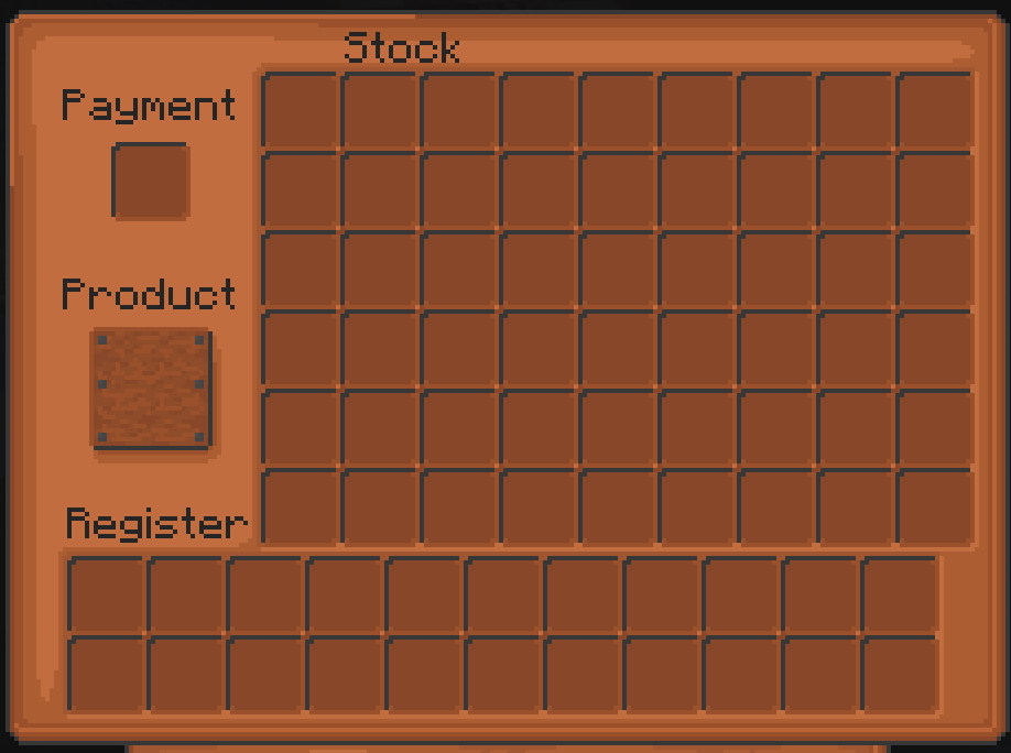 Interface du magasin